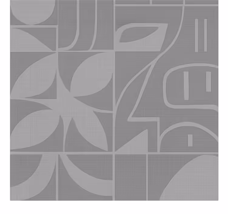 Abstract modern pattern gray roller blind - TenStickers