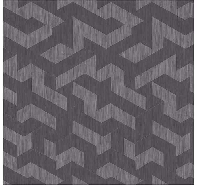 Geometric dark forms teenage bedroom roller blind - TenStickers