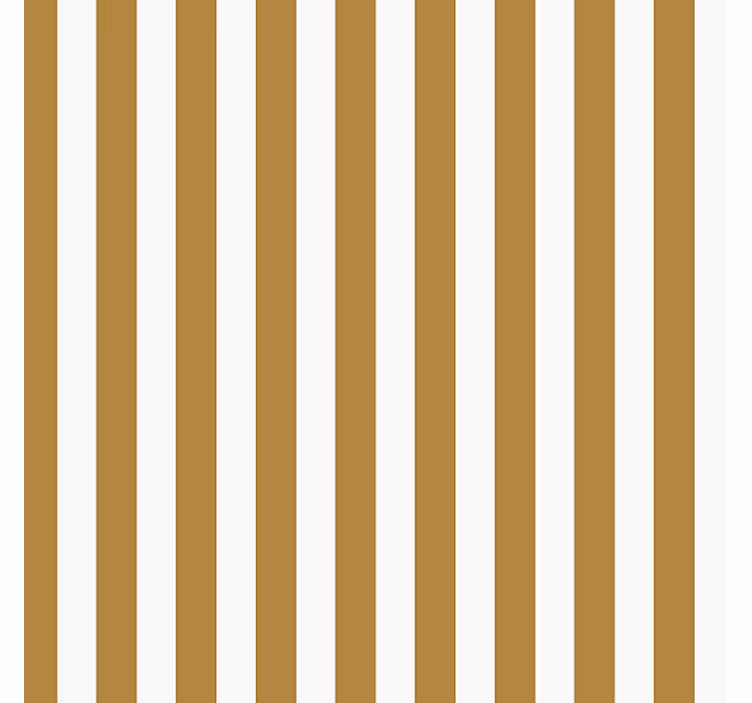 Mustard and white stripes living room roller blind - TenStickers