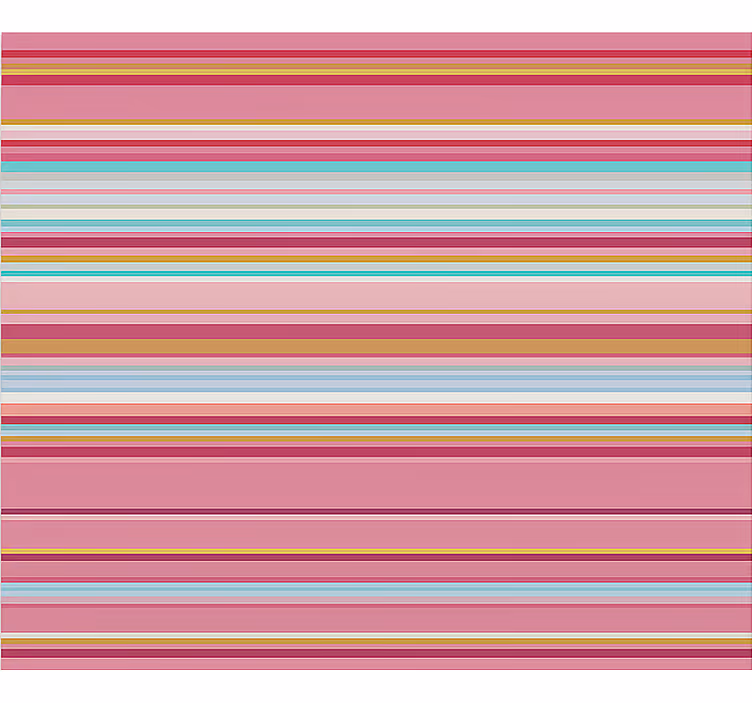 Pink Stripe Pattern teenage bedroom roller blind - TenStickers