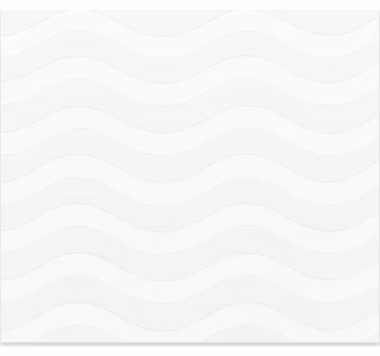 White and grey waves teenage bedroom roller blind - TenStickers