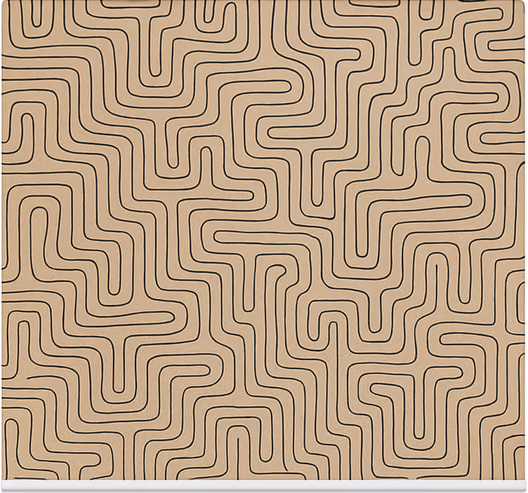 Soothing beige office roller blind - TenStickers