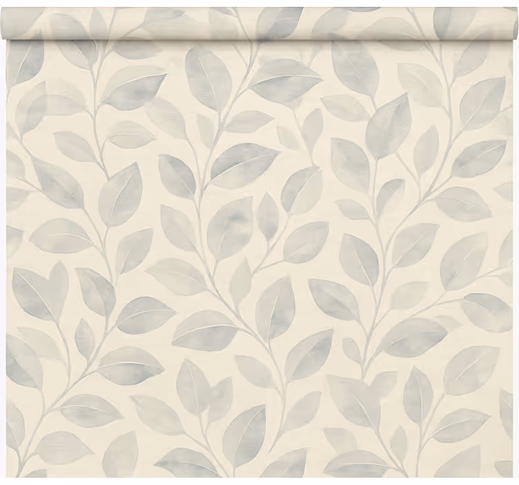 Light blue flower office roller blind - TenStickers