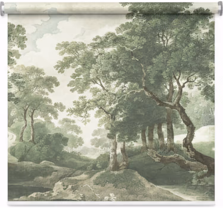 Tree roller blind classic timeless nature - TenStickers