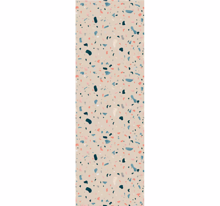 Kitchen roller blind hand painted terrazzo pattern - TenStickers