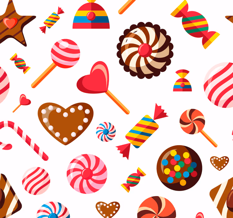 Kitchen roller blind sweet mosaic design - TenStickers