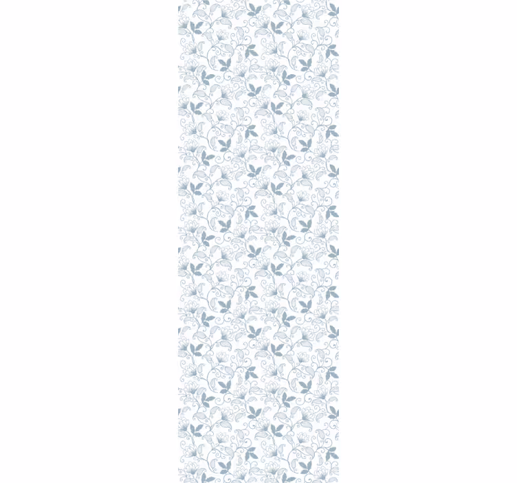 Floral grandmillenial style dining room roller blind - TenStickers