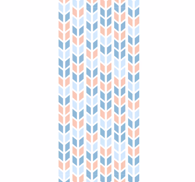 Dining room roller blind with nordic vertical arrows - TenStickers