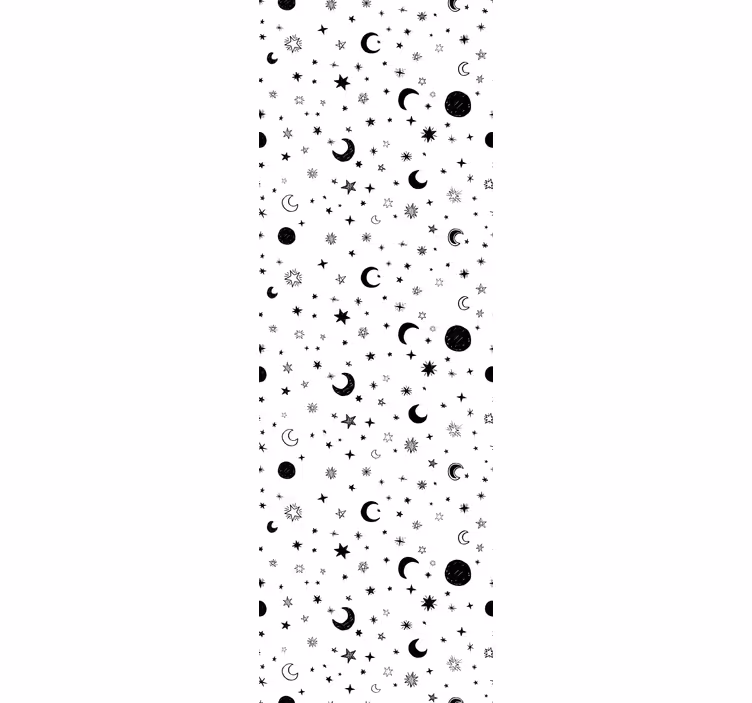 Children room roller blind galaxy with stars - TenStickers