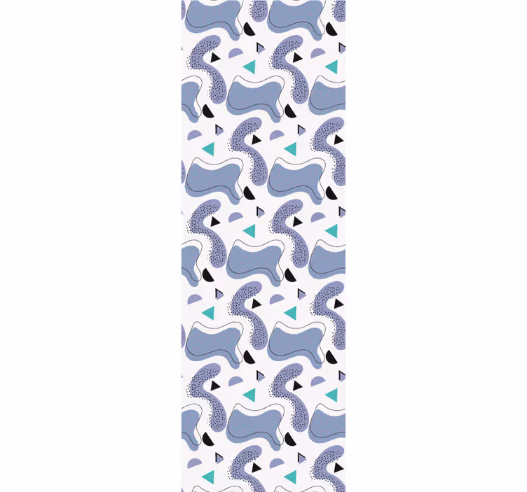 Children room roller blind in memphis color design - TenStickers