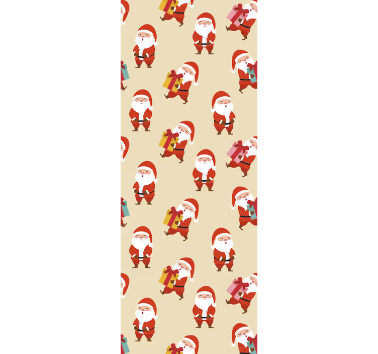 Children room roller blind with smiling santa and gifts - TenStickers