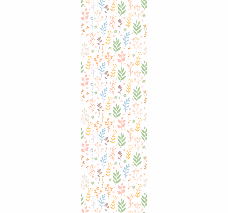 Children room roller blind simple symbols on white - TenStickers