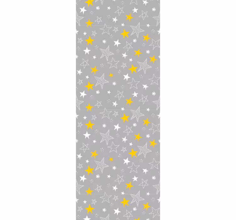 Children room roller blind in pantone stars design - TenStickers