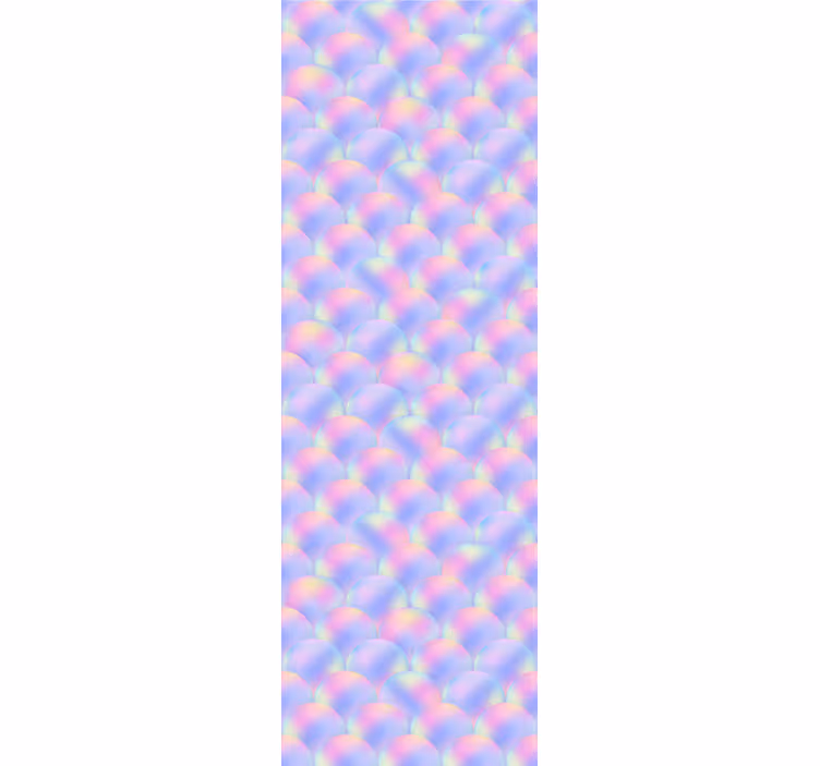 Children room roller blind in multicolor mermaid scales - TenStickers