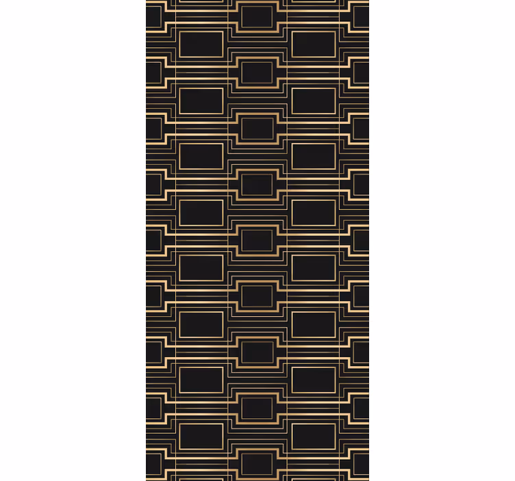Office roller blind with linear rectangular shapes - TenStickers