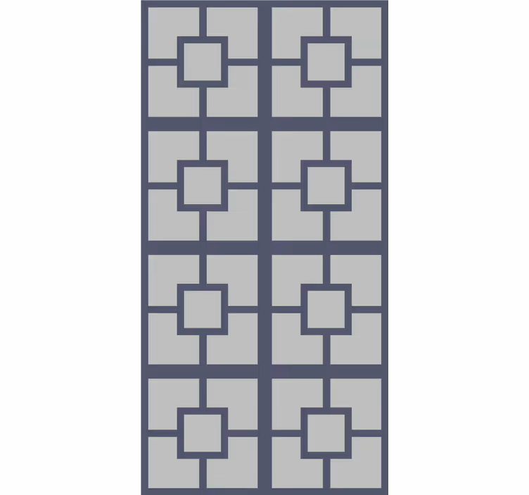 Office roller blind square pattern design - TenStickers