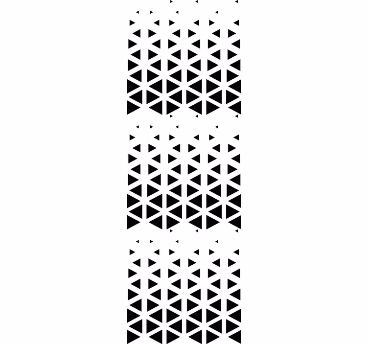 Office roller blind with geometric ombre design - TenStickers