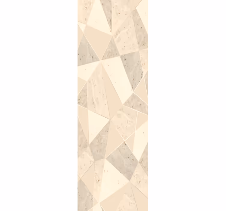 Office roller blind with 3d golden triangles - TenStickers