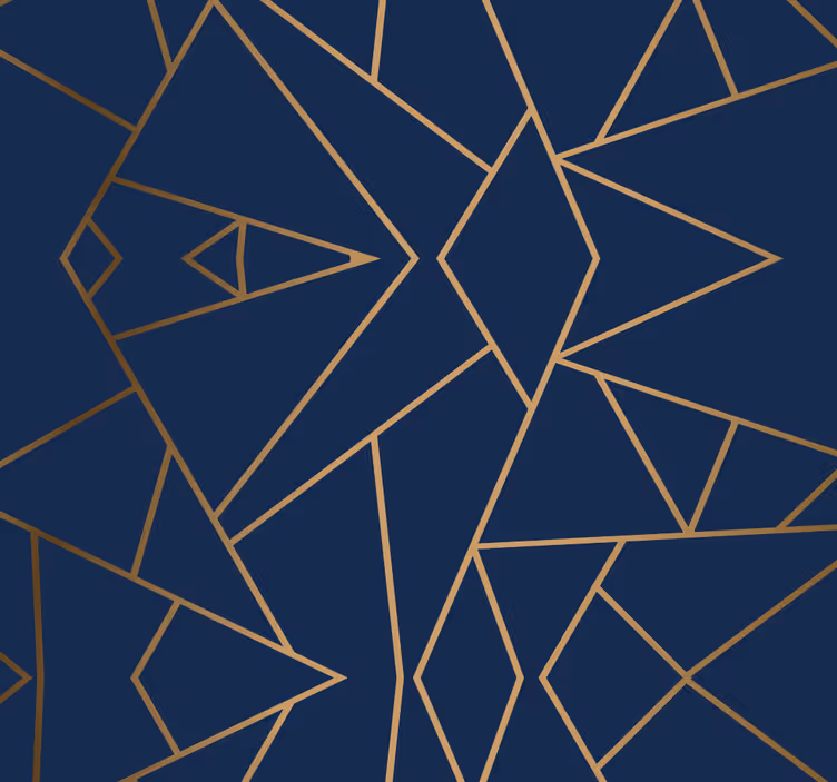 Office roller blind with geometric patterns - TenStickers