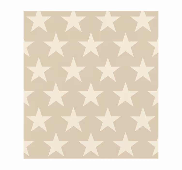 Teenage bedroom roller blind beige star pattern - TenStickers