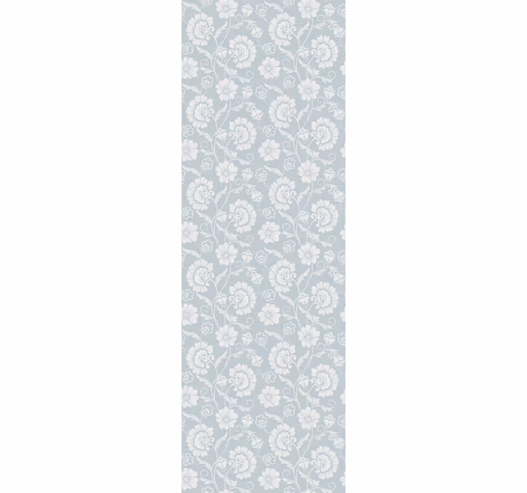 Teenage bedroom roller blind vintage floral design - TenStickers