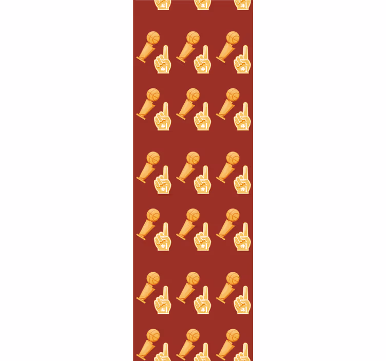 Teenage bedroom roller blind basketball game design - TenStickers