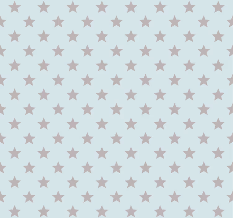 Teenage bedroom roller blind blue background gray stars - TenStickers
