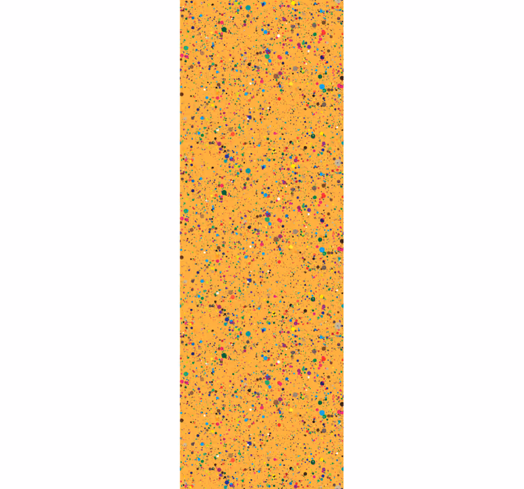 Teenage bedroom roller blind with little color splashes - TenStickers