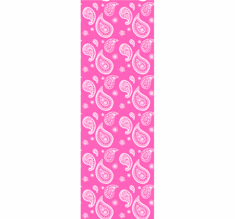Intense pink paisley teenage bedroom roller blind - TenStickers