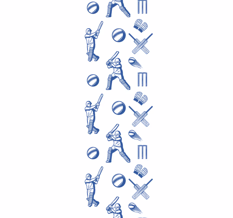 Teenage bedroom roller blind cricket - TenStickers