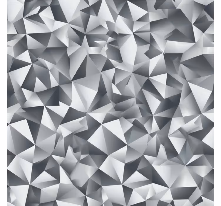 Modern roller blind gray diamonds design - TenStickers