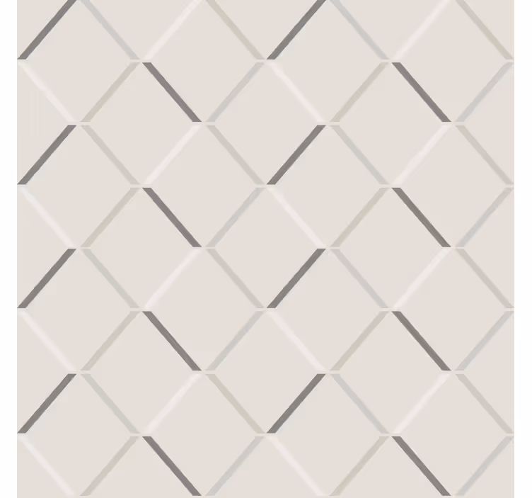 Modern roller blind with nordic diamonds - TenStickers