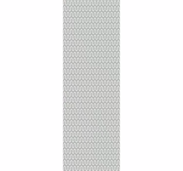 Modern roller blind mint green geometric design - TenStickers
