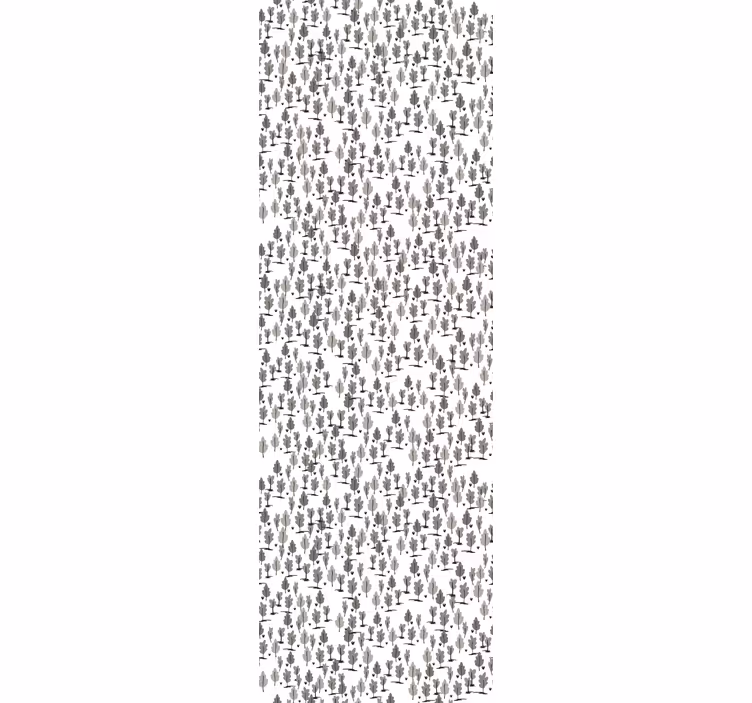 Modern roller blind little trees kinfolk design - TenStickers
