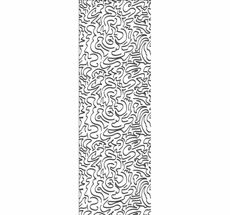Modern roller blind with wind-inspired designs - TenStickers
