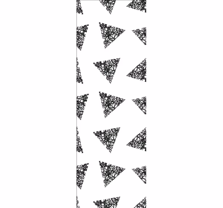 Modern roller blind with unique distressed pieces pattern - TenStickers