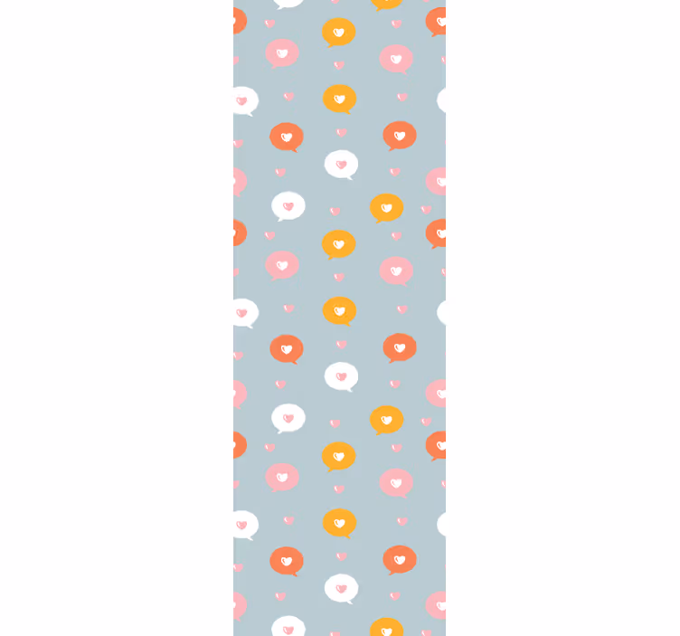 Modern roller blind love message templates icon - TenStickers