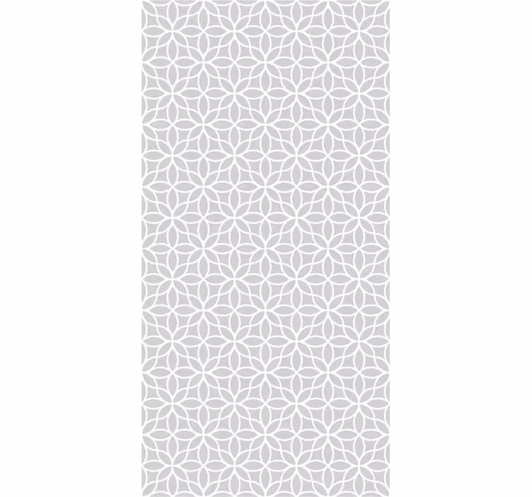Modern roller blind gray and white contemporary design - TenStickers