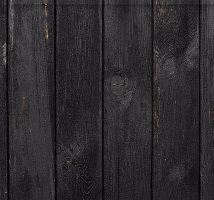 Texture and pattern roller blind burnt ebony wood - TenStickers