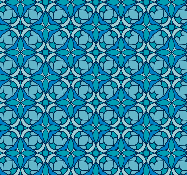 Bathroom roller blind in blue - TenStickers