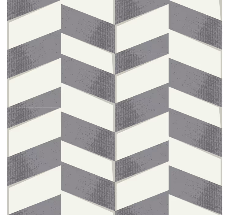 Gray roller blind in grey chevron design - TenStickers
