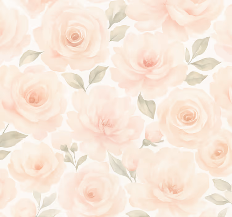 Pink roller blind in vintage pink peony design - TenStickers