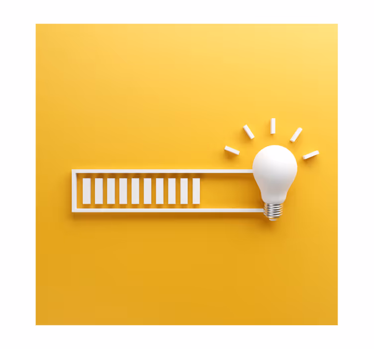 Yellow roller blind for a bright idea - TenStickers