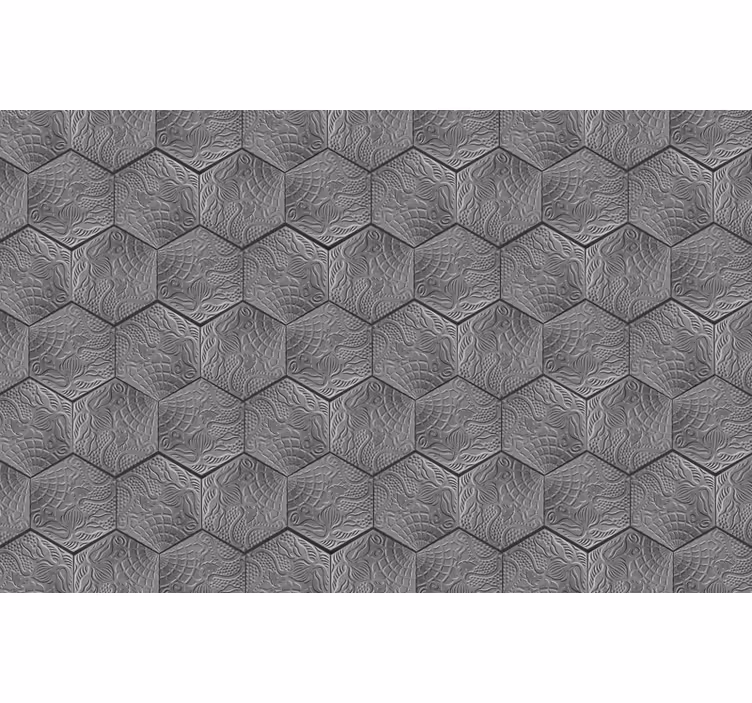 Gray roller blind gaudí mosaic - TenStickers