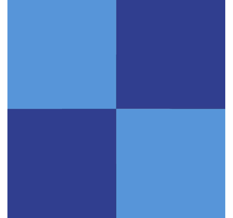 Blue roller blind in dark blue design - TenStickers