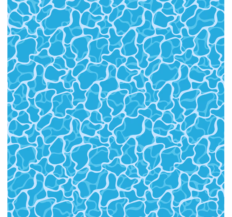 Blue roller blind with fluid abstract design - TenStickers