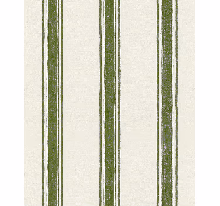 Modern roller blind in moss green vertical lines - TenStickers