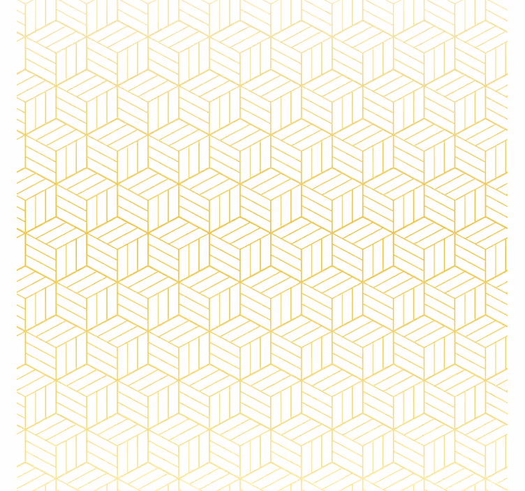 Modern roller blind gold foil geometric design - TenStickers