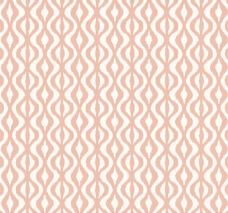 Modern roller blind in dusty rose ikat pattern - TenStickers