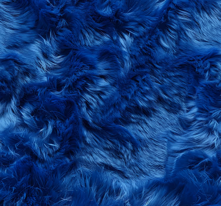 Blue roller blind wool shades - TenStickers